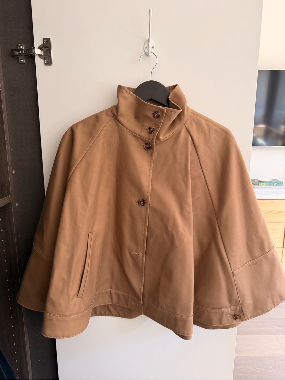 Max Mara NWT Fulcro Cotton Gabardine Cape
